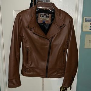 New leather moto jacket